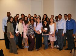 Hanging out at the 2007 banquet