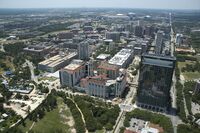 "Medical Center Aerial Shot"
