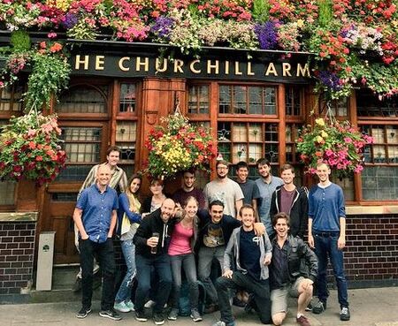 At the Churchill Arms, Jul 2015