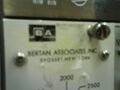 Photo 3: DC Power Supply that ranges from 0-5000V and 0-5mA: Model 315 from Bertan Associtates Inc.