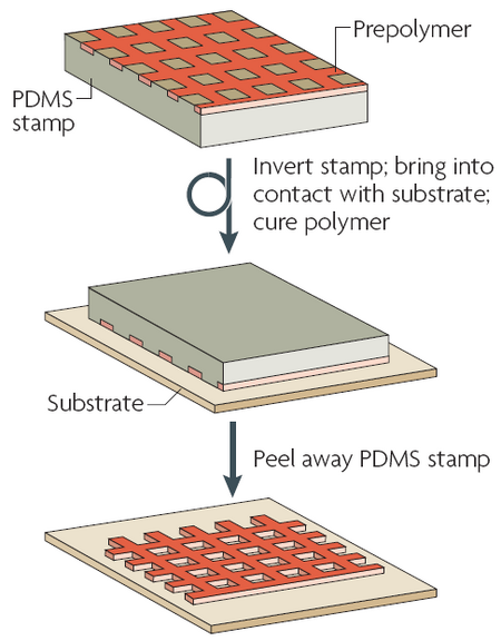 Illustration of Microtransfer Molding [6]