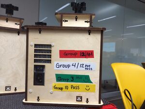 Our OpenPCR Machine with the PASS label