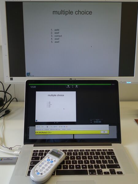 File:Clicker receiver presenter audience view.jpg