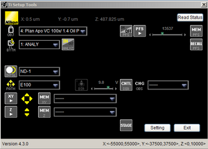 Ti Setup Tools Initial Screen