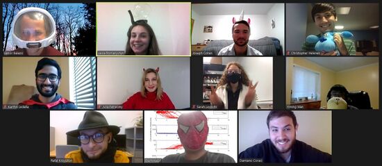 Online Halloween party, 2020