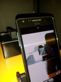 The interior. close up camera