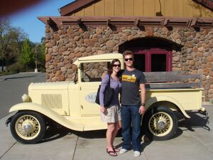 My sister and I, can you guess what we're doing?