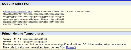Non-Disease Primer Test
