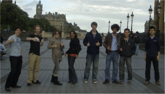 Chris, Tom, Erika, Krupa, James, Yanis, Clinton & QQ. Prudence is behind the frame