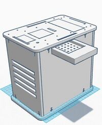 PCR machine made with TinkerCAD