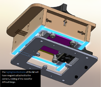 Proposal to make the lid easier to use. Image: Thurs. 9:30am Group 10
