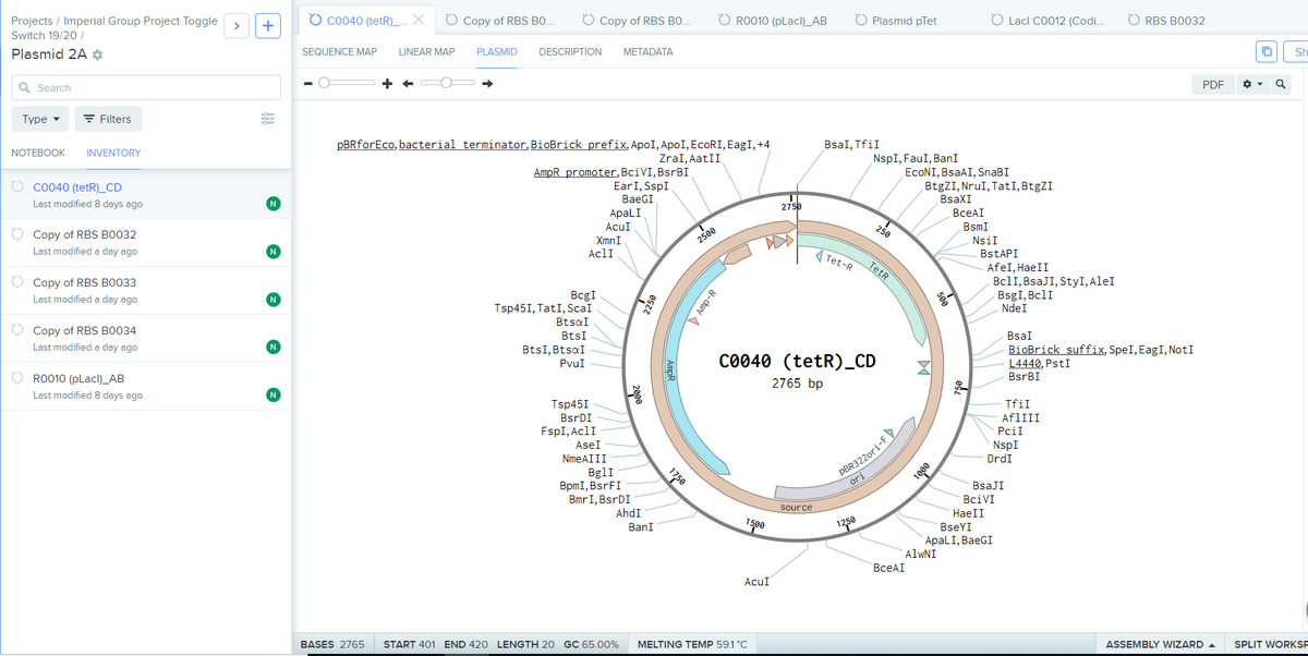 Tetracycline Repressor part