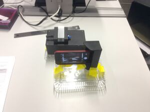 Single-Drop Fluorimeter setup without covering.