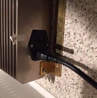 Bold Screen power box switch on back