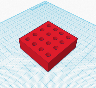 Tray to hold PCR reactants