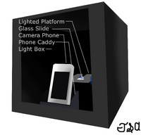 Digital drawing of the fluorimeter set-up. Image: Wed 9:30am Group 7