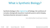 Intro to synthetic biology