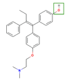 Tamoxifen and 4-hydroxytamoxifen structure - 4/07